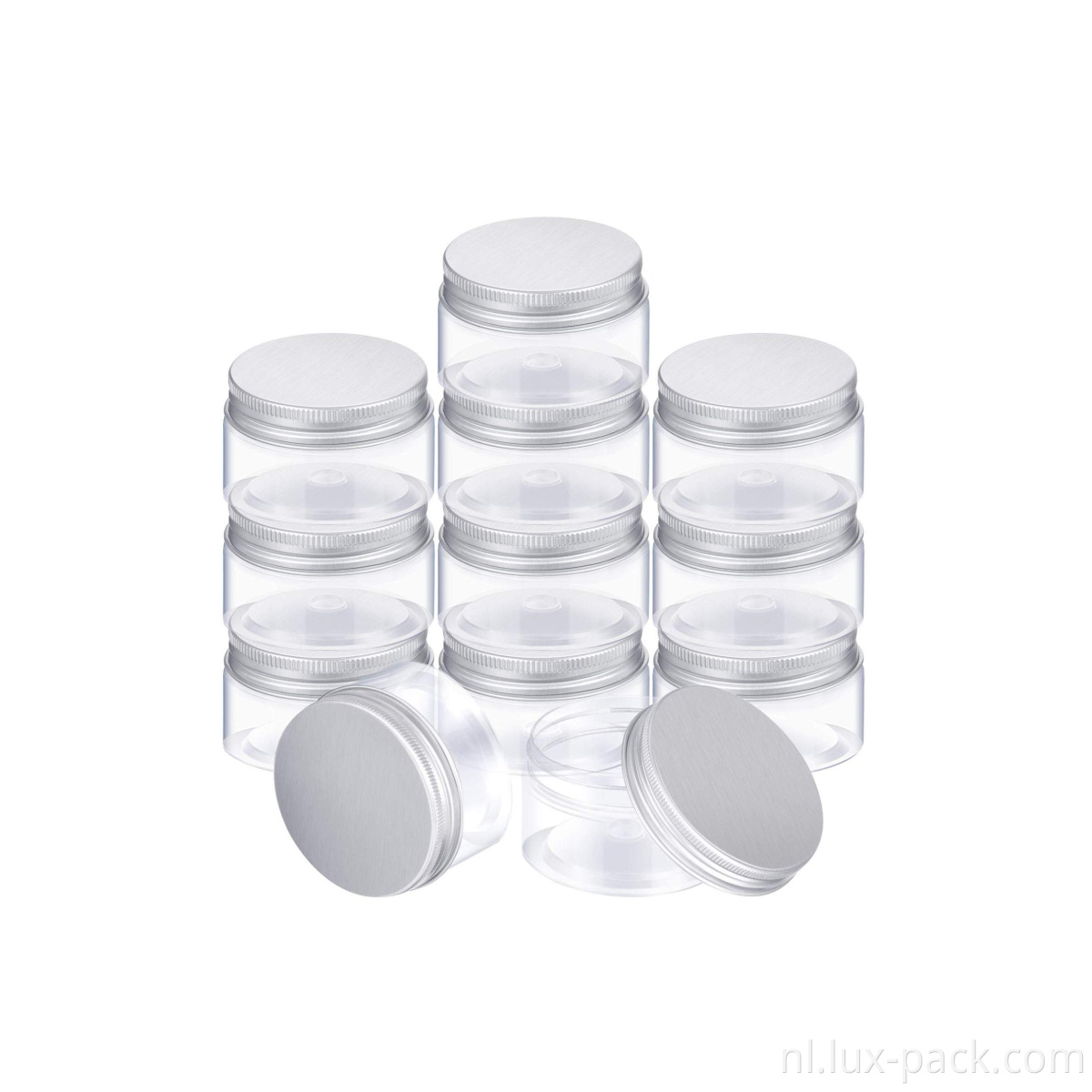 Hoge plastic potten Tall Plastic Jars